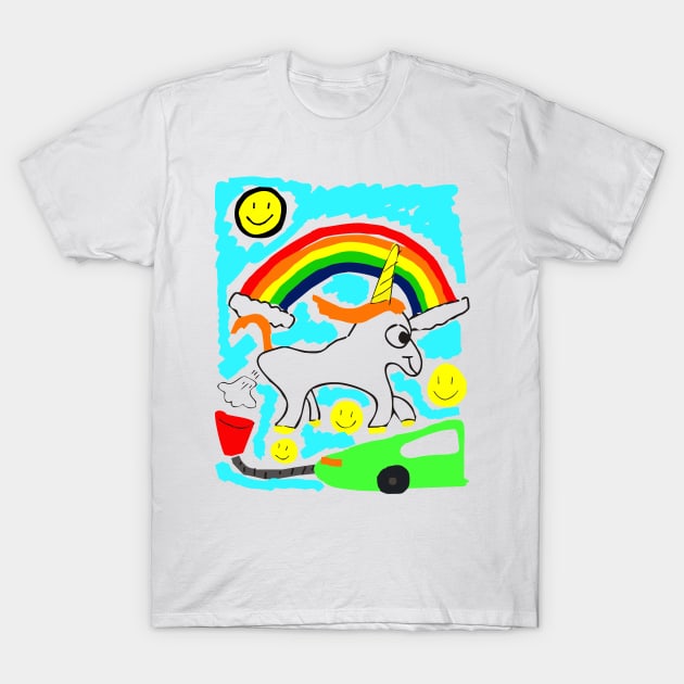 Elon Musk - Unicorn T-Shirt by grekhov